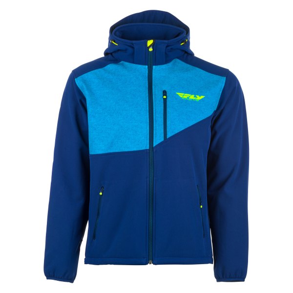 Fly Racing® - Checkpoint Men's Jacket (2X-Large, Blue/Hi-Viz)