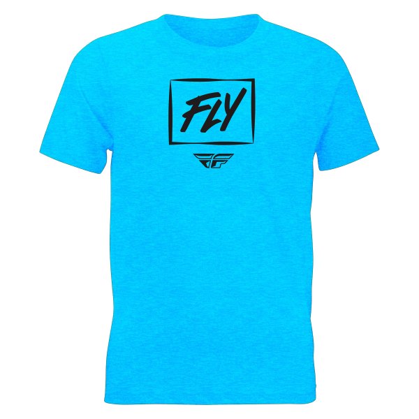 Fly Racing® - Zoom Youth Tee (Large, Blue)