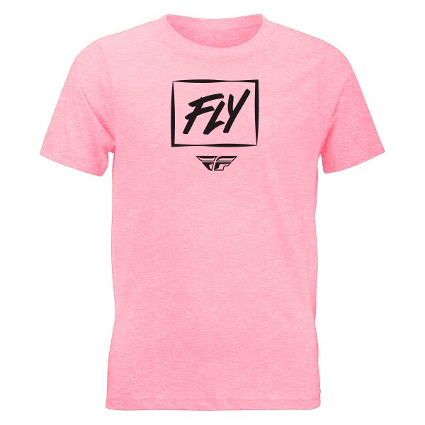 Fly Racing® - Zoom Youth Tee (Large, Pink)