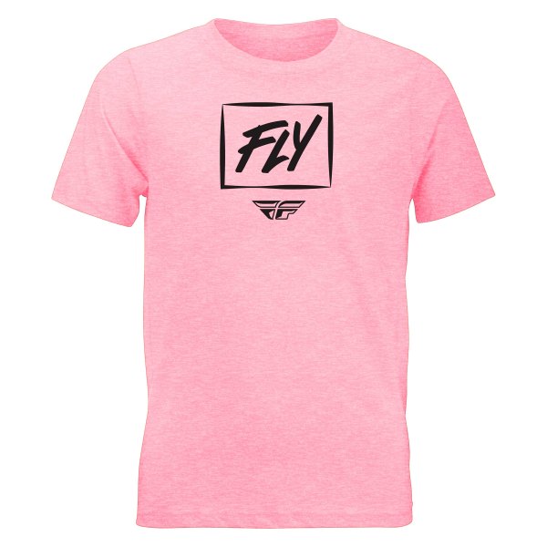 Fly Racing® - Zoom Youth Tee (Small, Pink)