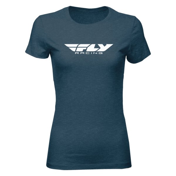 Fly Racing® - Corp Women's T-Shirt (2X-Large, Indigo)