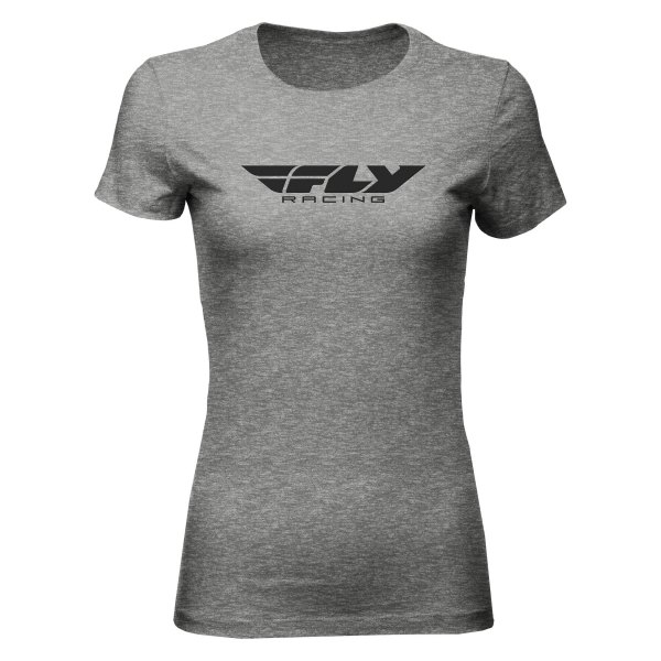 Fly Racing® - Corp Women's T-Shirt (Large, Dark Gray Heather)