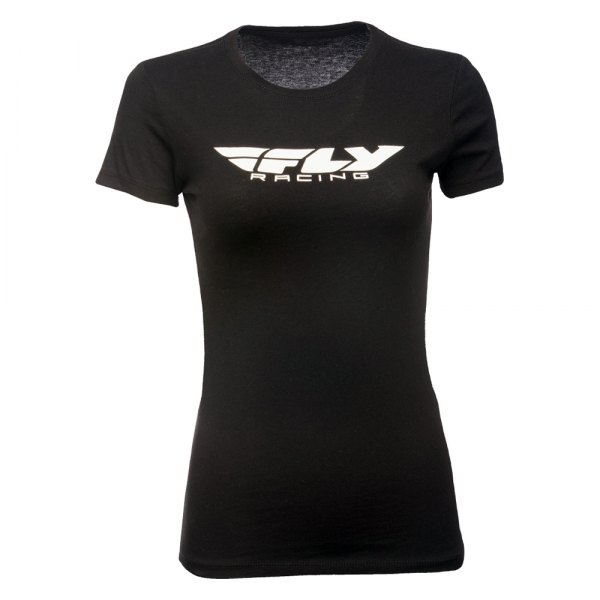 Fly Racing® - Corporate Women's T-Shirt (Medium, Black)
