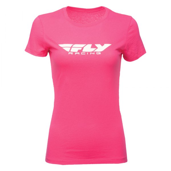 Fly Racing® - Corporate Women's T-Shirt (Large, Raspberry)