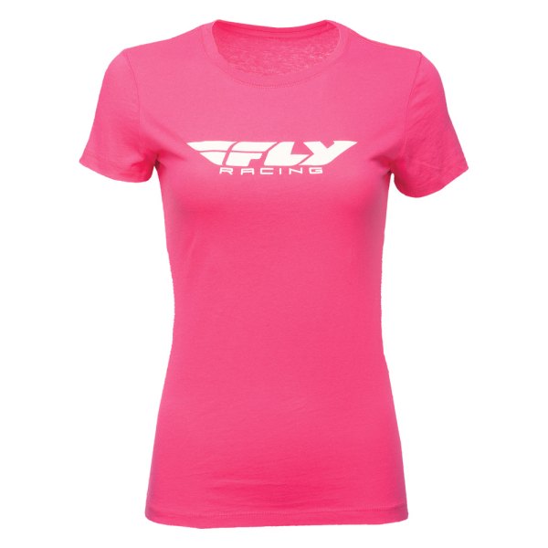 Fly Racing® - Corporate Women's T-Shirt (X-Large, Raspberry)