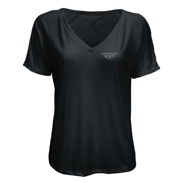Fly Racing® - Crush Women's T-Shirt (Large, Black)