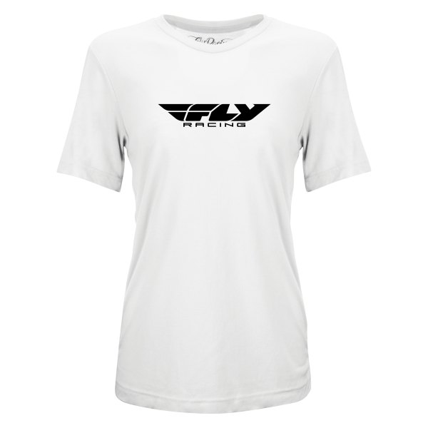 Fly Racing® - Origin Corporate Women's T-Shirt (Large, White)