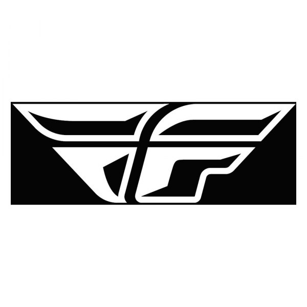 Fly Racing® - F-Wing Black/White Wall Sign
