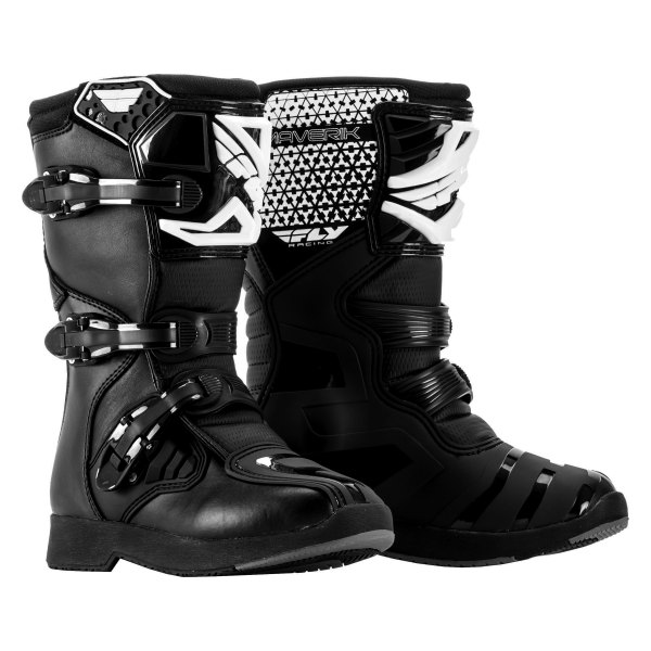Fly Racing® - Maverik MX Youth Boots (US 01, Black)
