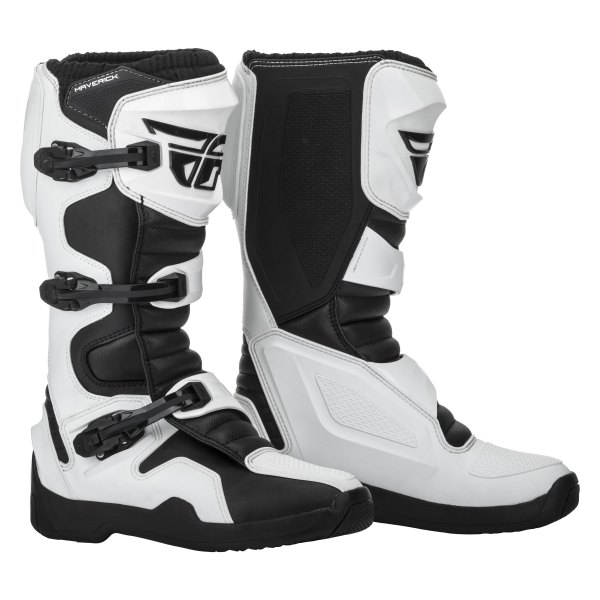 Fly Racing® - Maverik Men's Boots (US 07, White/Black)