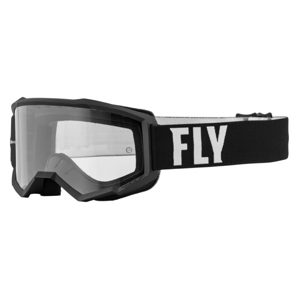 Fly Racing® - Focus Adult Goggles (Black/White)