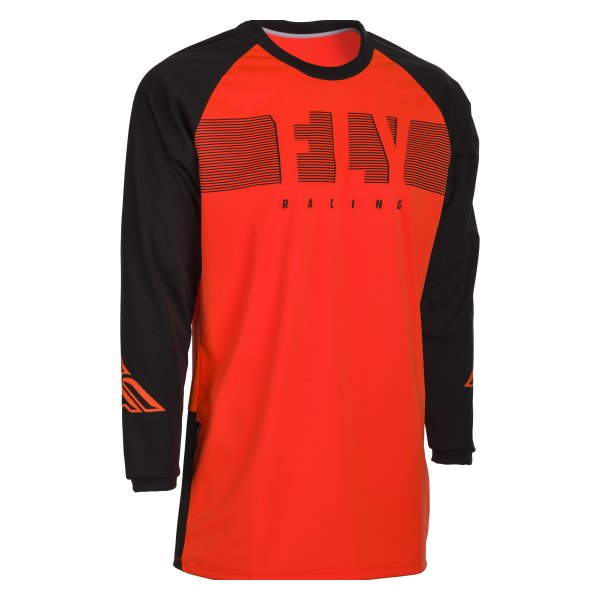 Fly Racing® - Windproof Men's Jersey (Large, Orange/Black)