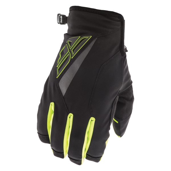 Fly Racing® - Title Men's Gloves (7, Black/Hi-Viz)