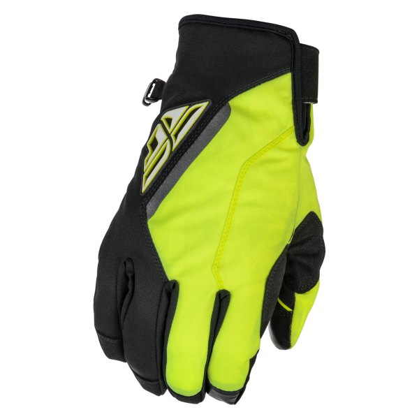 Fly Racing® - Title V2 Men's Gloves (08, Black/Hi-Viz)