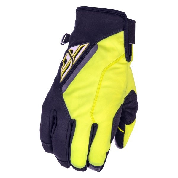 Fly Racing® - Title V2 Men's Gloves (11, Black/Hi-Viz)