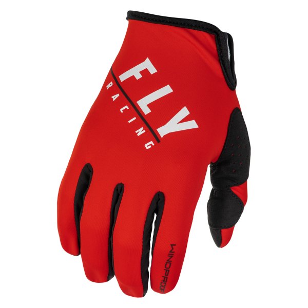 Fly Racing® - Windproof Men's Gloves (08, Black/Red)