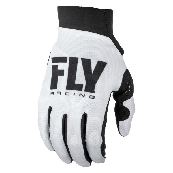 white racing gloves