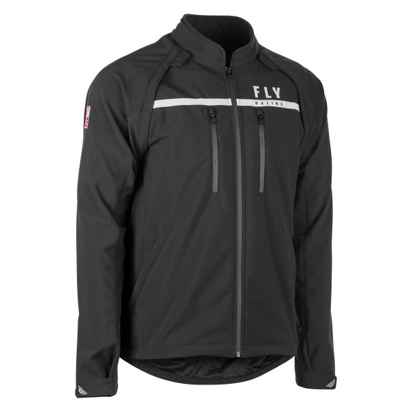 Fly Racing® - Patrol Softshell Men's Jacket (Medium, Black)
