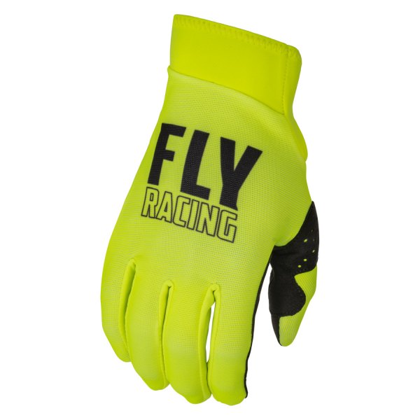 Fly Racing® - Pro Lite Men's Gloves (X-Small, Hi-Viz/Black)