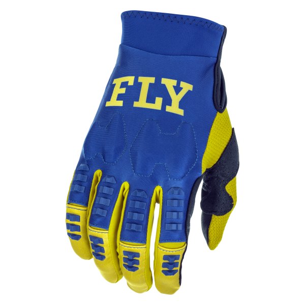 Fly Racing® - Evolution DST Men's Gloves (Large, Navy/Gold)
