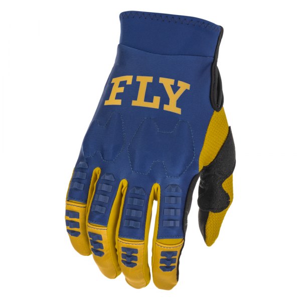Fly Racing® - Evolution DST Youth Gloves (Large, Navy/Gold)