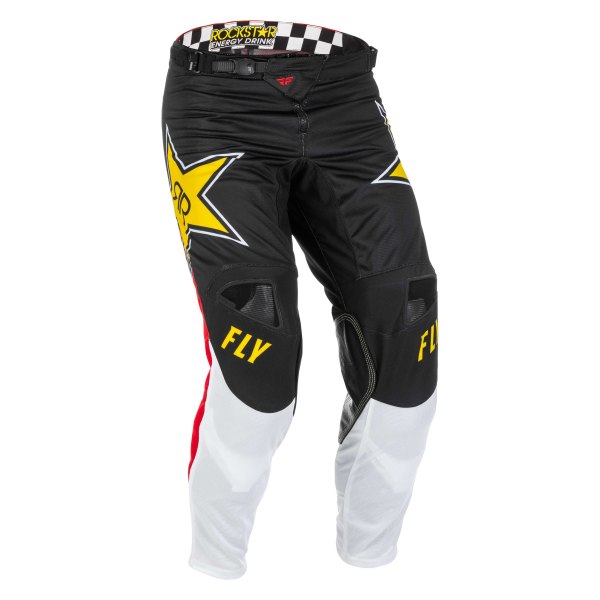 Fly Racing® - Kinetic Rockstar Mesh Men's Pants (28, Black/Red/White)