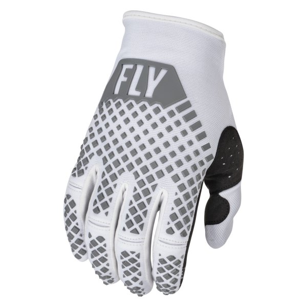 Fly Racing® - Kinetic Youth Gloves (Medium, White)