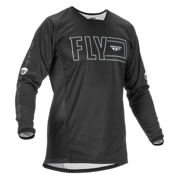 Fly Racing® - Kinetic Fuel Jersey (Medium, Black/White)