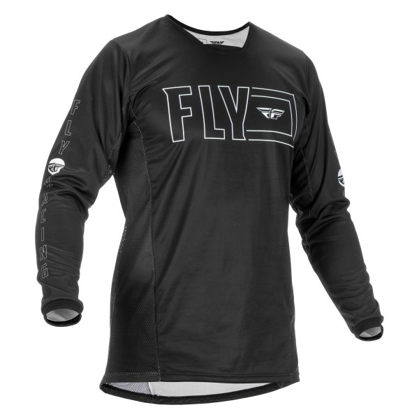 Fly Racing® - Kinetic Fuel Jersey (X-Large, Black/White)