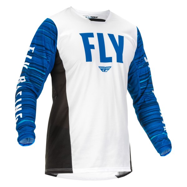 Fly Racing® - Kinetic Wave Jersey (Small, Blue/White)