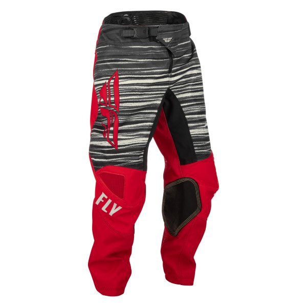 Fly Racing® - Kinetic Wave Youth Pants (18, Red/Gray)