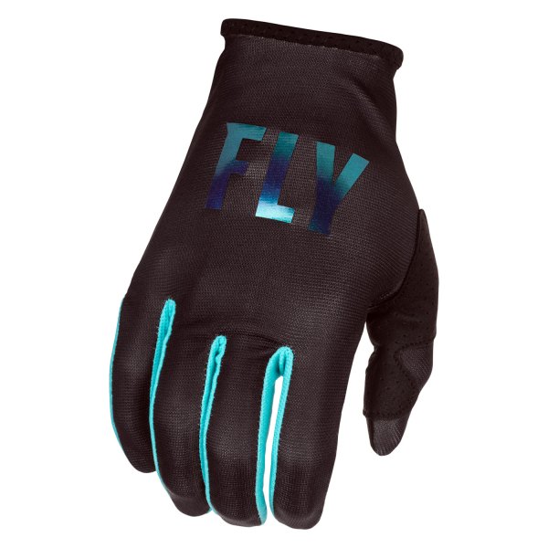Fly Racing® - Lite Women's Gloves (Large, Black/Aqua)