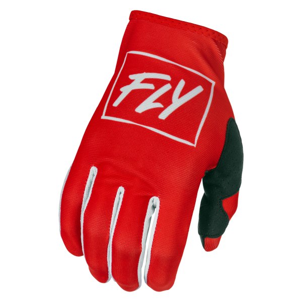 Fly Racing® - Lite V2 Men's Gloves (Medium, Red/White)