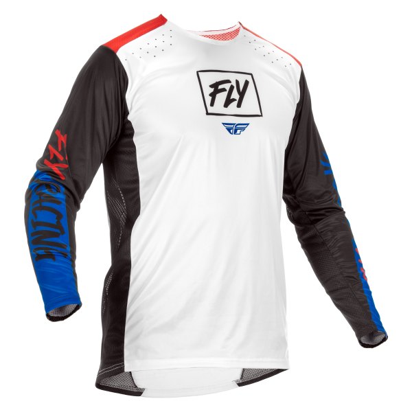 Fly Racing® - Lite V2 Men's Jersey (Medium, Red/White/Blue)