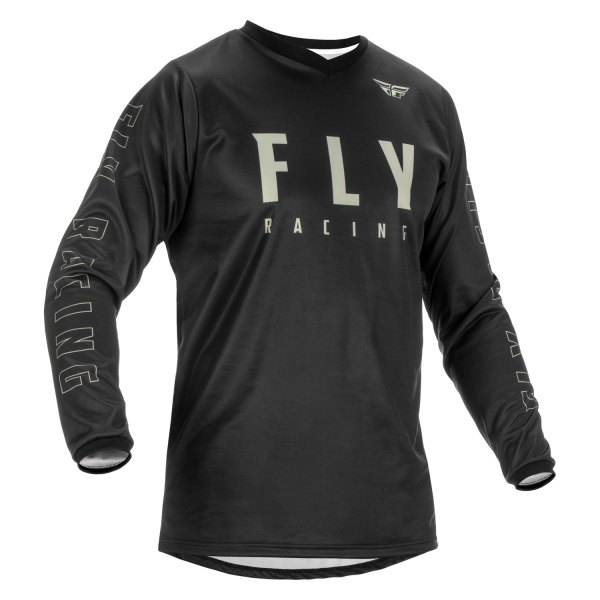 Fly Racing® - F-16 Youth Jersey (Medium, Black/Gray)