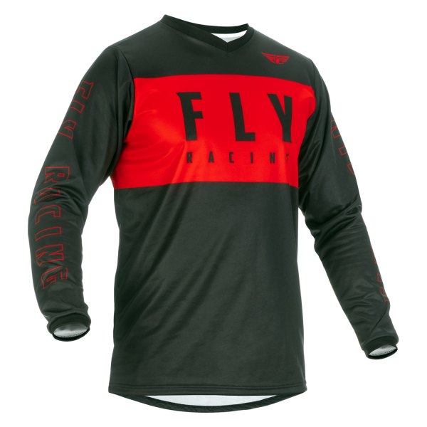 Fly Racing® - F-16 Youth Jersey (Small, Red/Black)