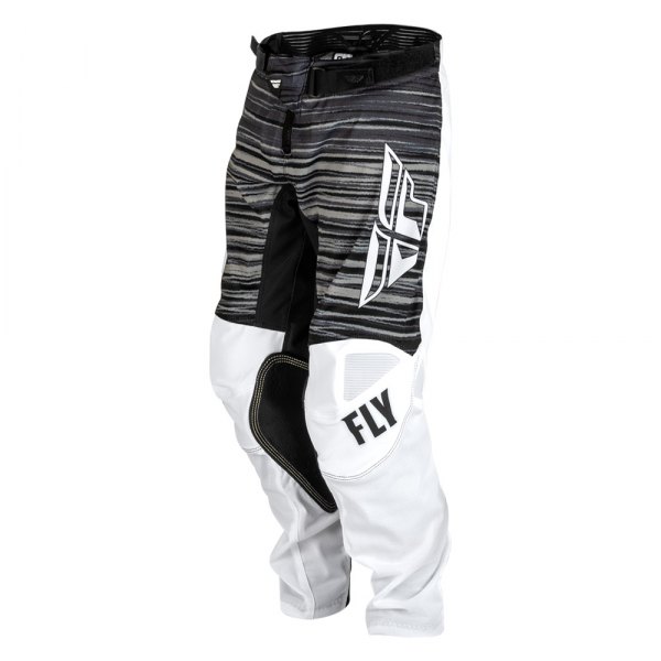 Fly Racing® - Kinetic Mesh Youth Pants (22, Black/White/Gray)