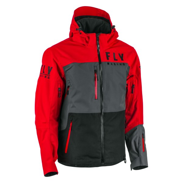 Fly Racing® - Carbon Men's Jacket (2X-Large, Red/Black/Gray)