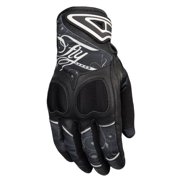 Fly Racing® - Venus Women's Gloves (Medium, Black/Gray)