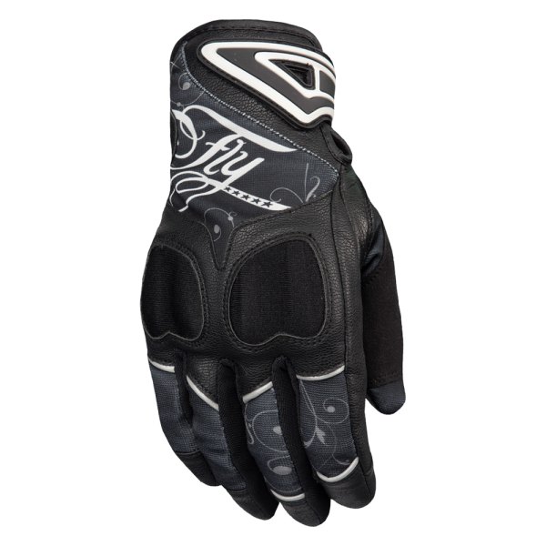 Fly Racing® - Venus Women's Gloves (Large, Black/Gray)