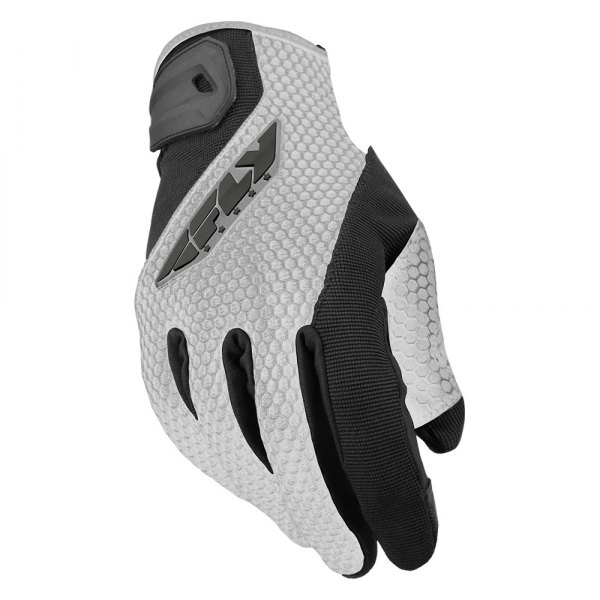 Fly Racing® - Coolpro II Women's Gloves (Large, White/Gray)