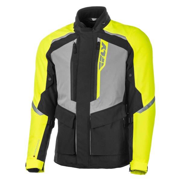 Fly Racing® - Terra Trek Men's Jacket (Small, Black/Hi-Viz Yellow)