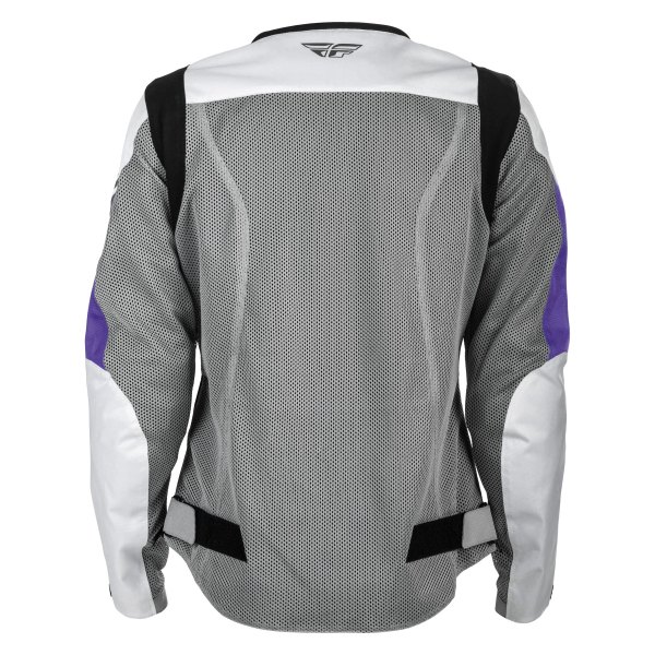 Fly Racing® - Flux Air Series ll Women's Jacket (Large, White/Gray)