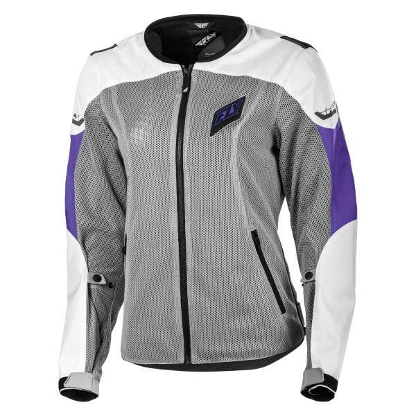 Fly Racing® - Flux Air Series ll Women's Jacket (X-Small, White/Purple)
