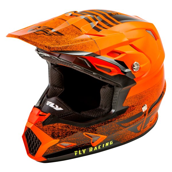 Fly Racing® - Toxin MIPS Cold Weather Embargo Small Orange/Black Off-Road Helmet