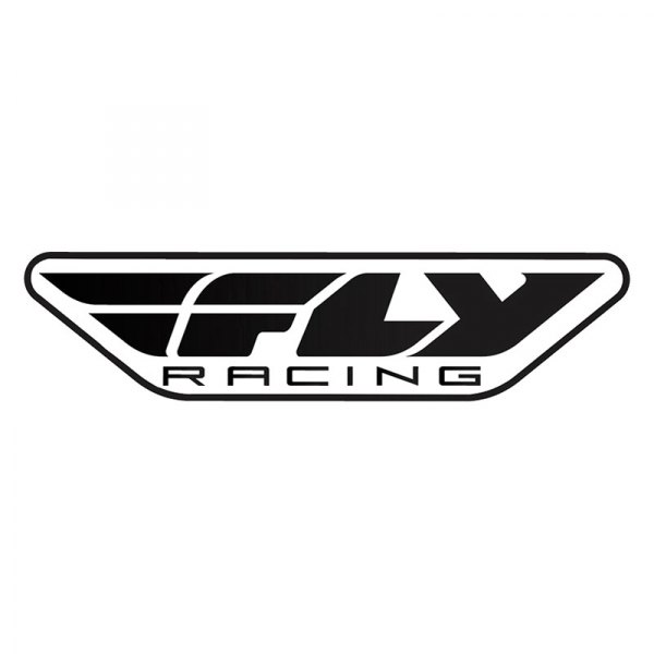 Fly Racing® - "Fly" Laminated Die-Cut Stickers