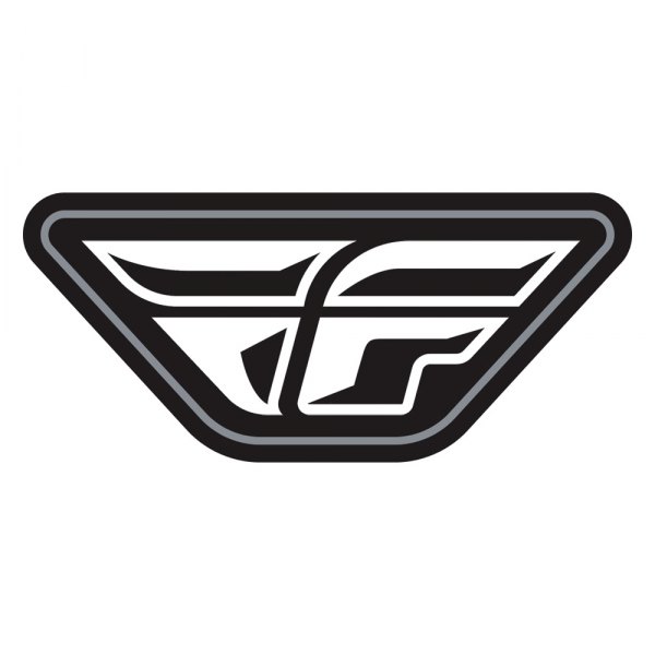 Fly Racing® - F-Wing Laminated Die-Cut Stickers