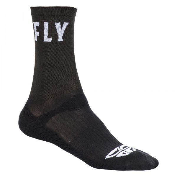 Fly Racing® - Crew Socks (Small/Medium, Black)