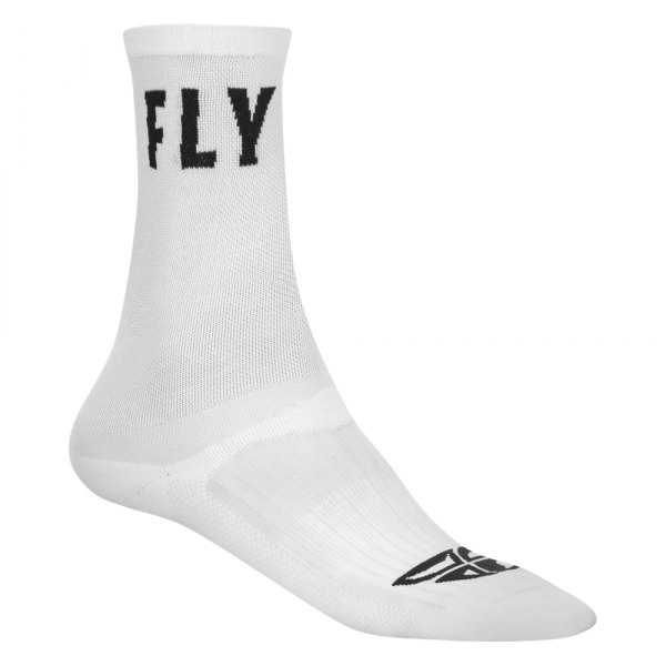 Fly Racing® - Crew Socks (Small/Medium, White)