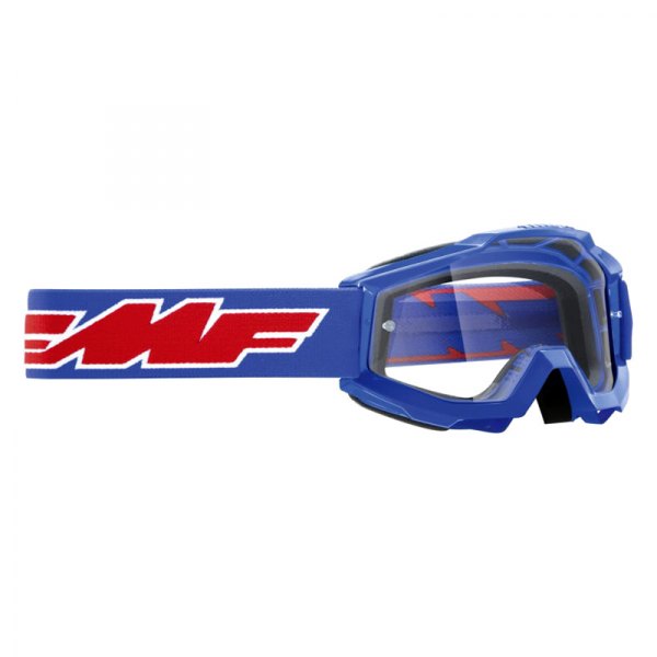 FMF Apparel® - PowerBomb Youth Off-Road Goggles (Rocket Blue)